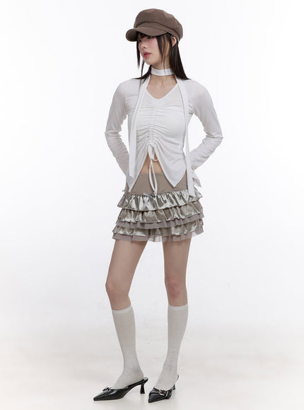 gathered-slim-fit-long-sleeve-top-cf512