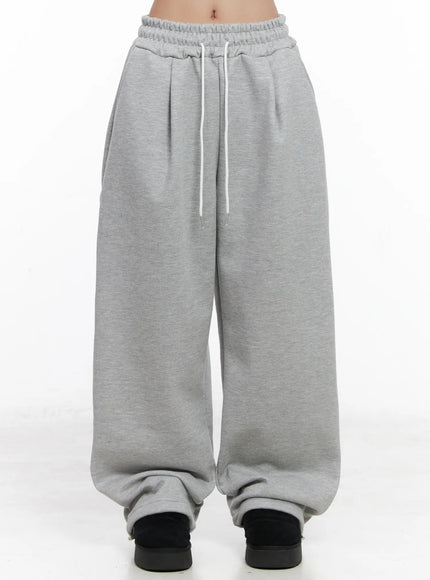 casual-wide-leg-sweatpants-cn514 / Gray