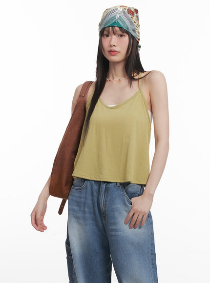 Draped Loose-Fit Cami Top CM519