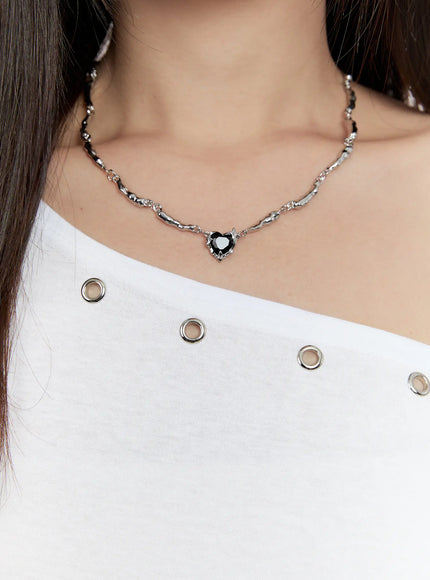 heart-chain-necklace-cg501