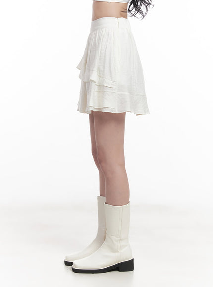 asymmetric-frill-flair-mini-skirt-cy526
