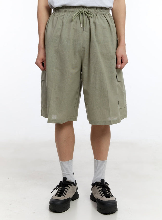 men-s-cargo-cotton-wide-fit-shorts-iy530