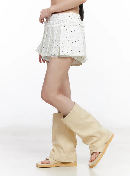 polka-dot-pleated-mini-skirt-cm518