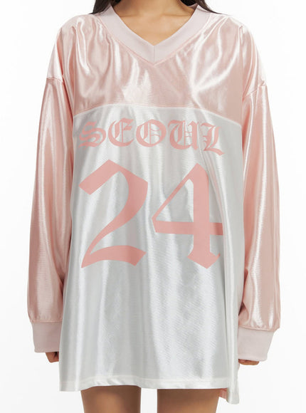 pink-lettered-poly-sweat-v-neck-hoodie-io409