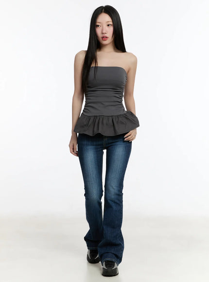 shirred-flare-tube-top-cm511