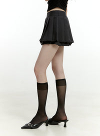 pleated-layered-mini-skirt-cl426
