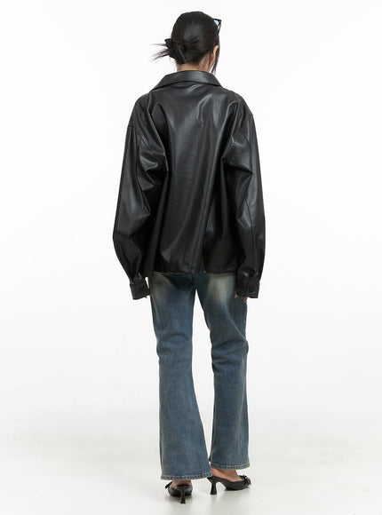 oversized-zip-up-leather-pocket-jacket-oo401