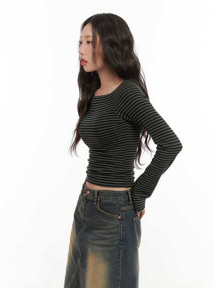 stripe-square-neck-long-sleeve-cg423