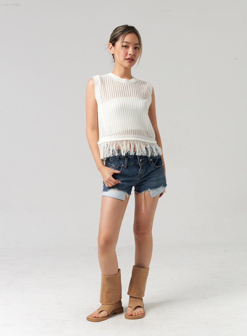 mesh-fringe-vest-cl305