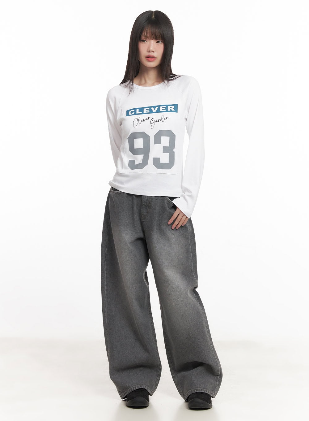 Venessa Washed Baggy Jeans CM528