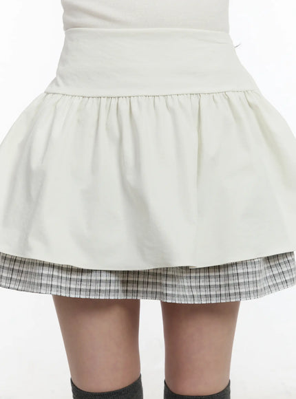 two-tone-plaid-mini-skirt-cm510