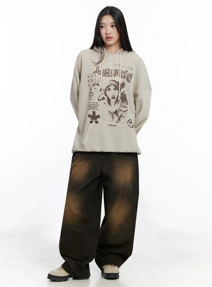 Alayna Vintage Wash Baggy Jeans IM502