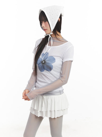 sheer-flower-graphic-top-ca522