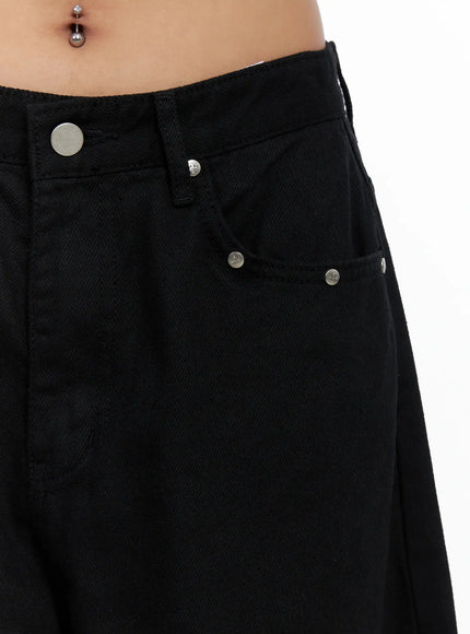 Studded Wide-Leg Balloon Pants CS524