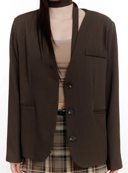 chic-shoulder-pad-tie-blazer-co501