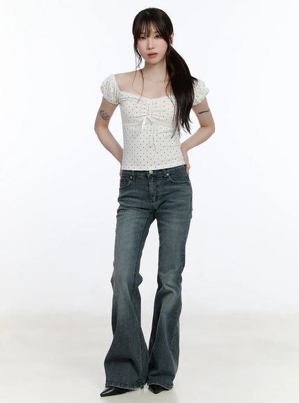 sweetheart-polka-dot-puff-sleeve-top-ca501