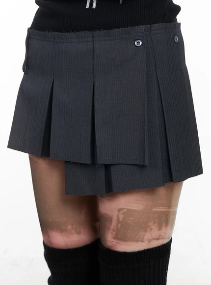 striped-pleated-mini-skirt-cd1202