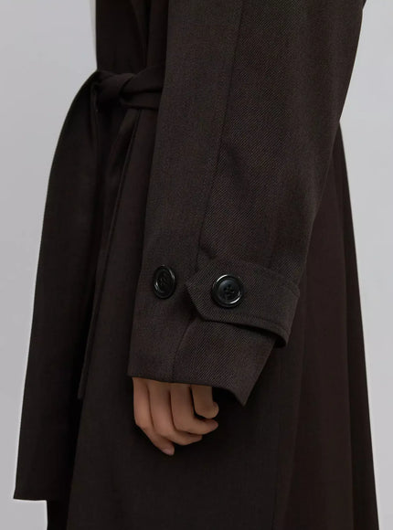 Belted Trench Coat ID516