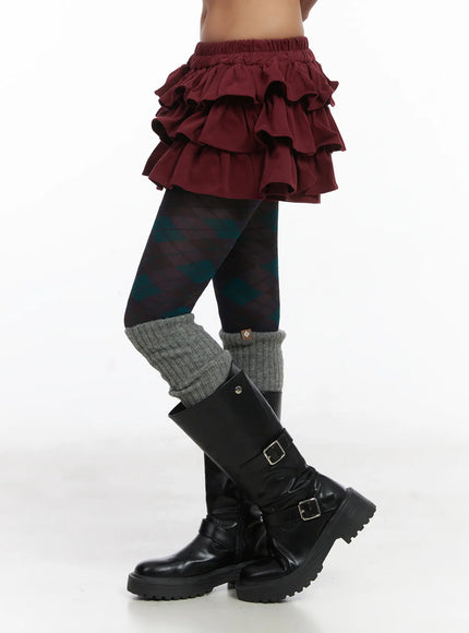 Ruffle Mini Skirt CJ513