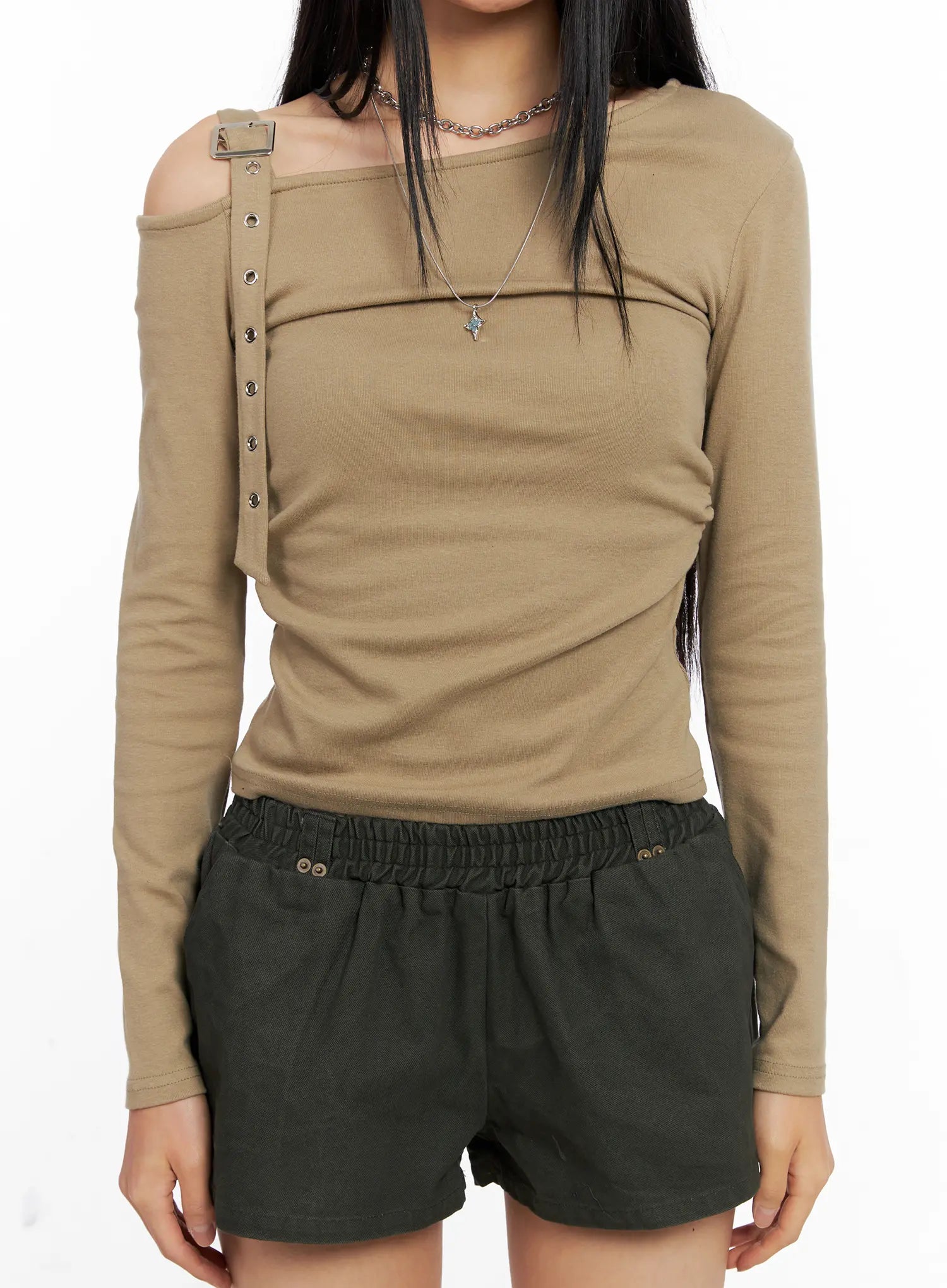 asymmetric-strap-long-sleeve-top-co529