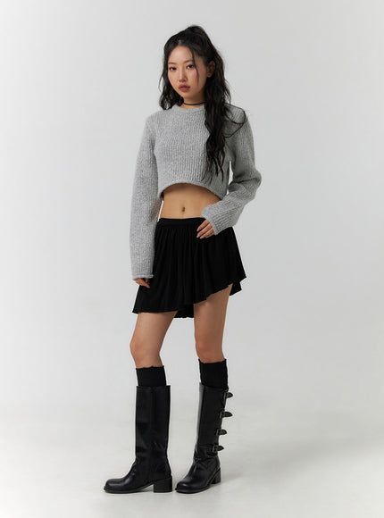 asymmetrical-frill-mini-skirt-cf405