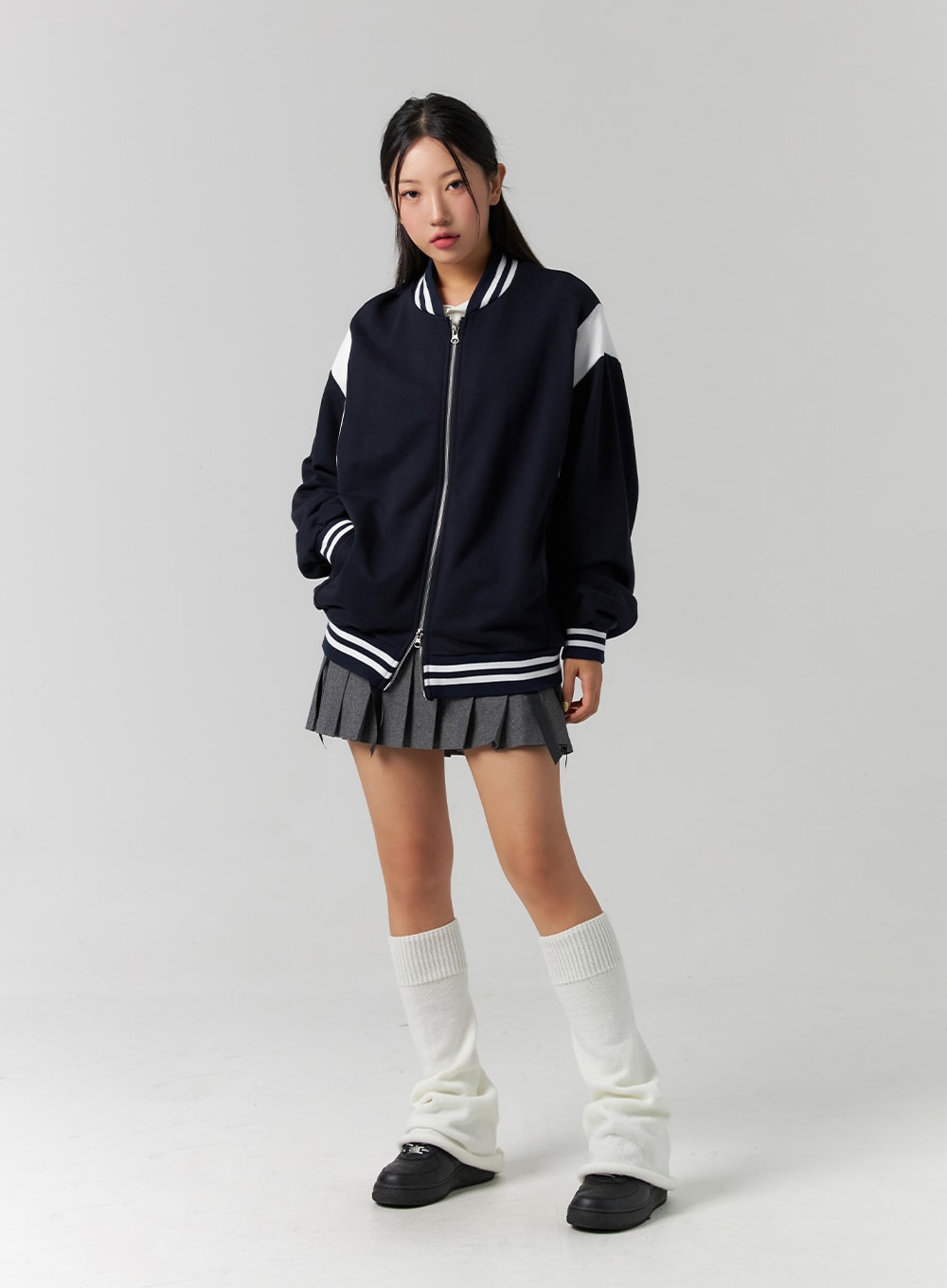 ribbon-pleated-mini-skirt-cs320