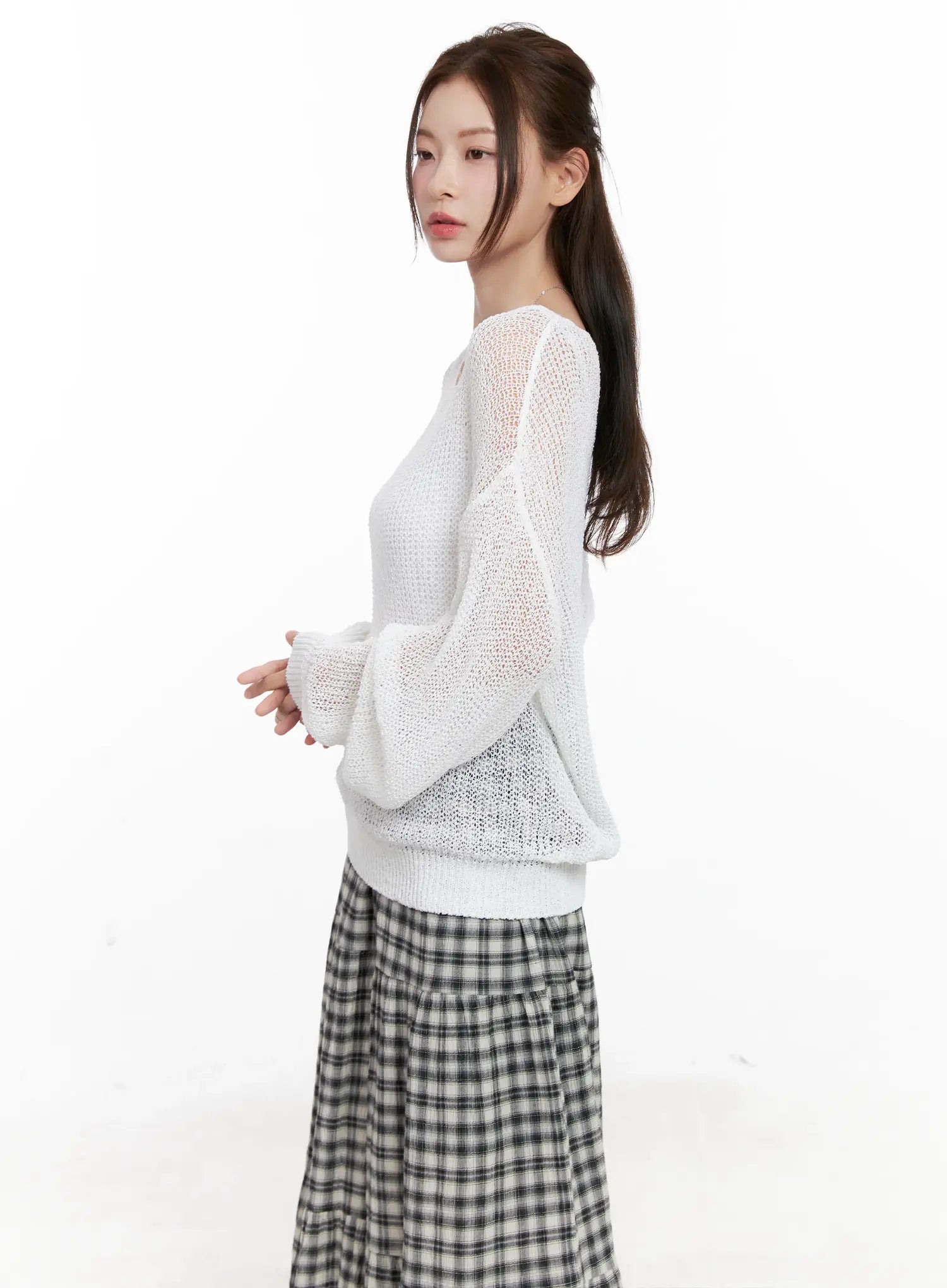 Summer Loose-Fit Long Sleeve Knit CL523