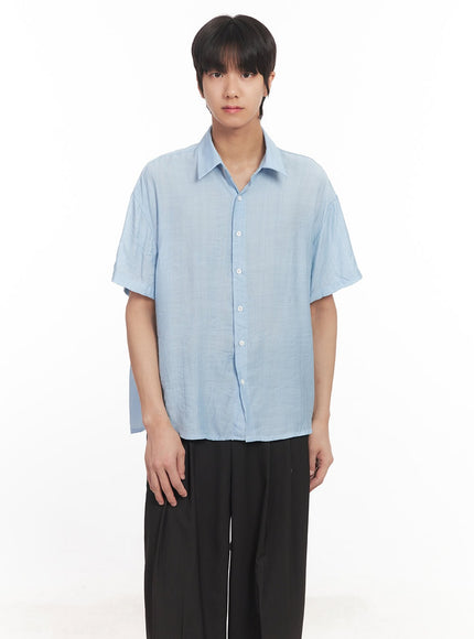 Men's Relaxed-Fit Collared Shirt IA510