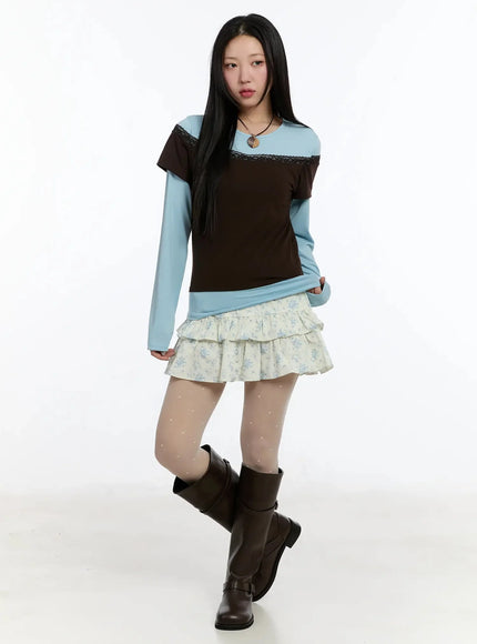 floral-layered-mini-skirt-im509