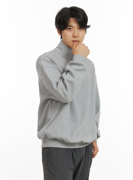 mens-cozy-zip-up-solid-sweatshirt-gray-ig409