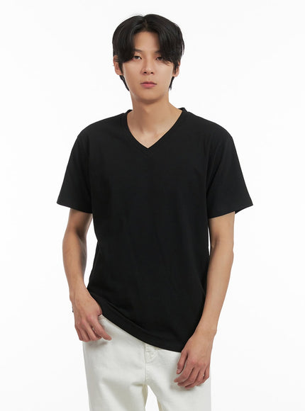 mens-basic-v-neck-t-shirt-black-iy402