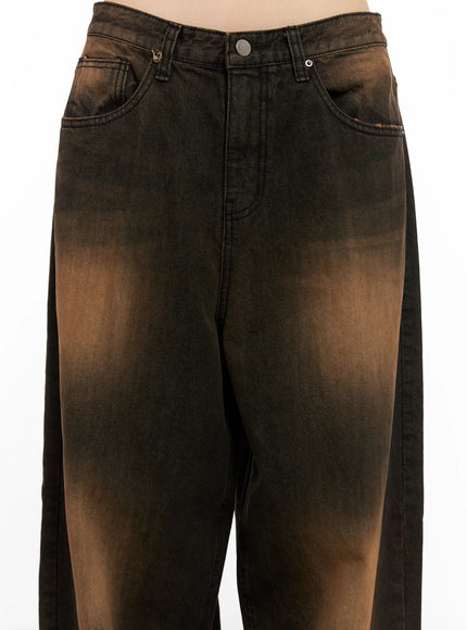 Analia Washed Wide-Leg Jeans CO529