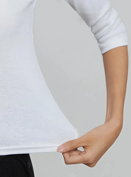 quarter-sleeve-round-neck-top-id516