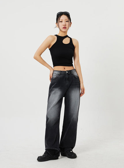 Cut Out Tank Top CF328