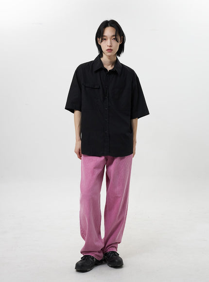 Wide Pink Pants Unisex CY319