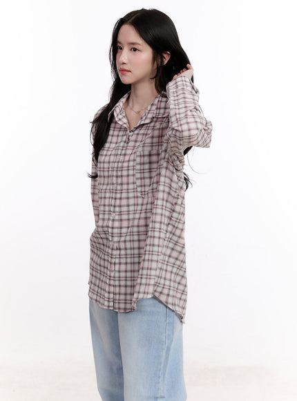 checkered-oversize-collared-shirt-cm527