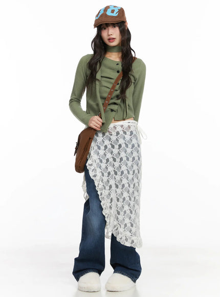 Chic Ruffle Cardigan CD531