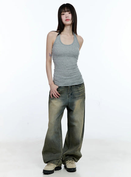 Basic Halter Neck Tank Top CG507