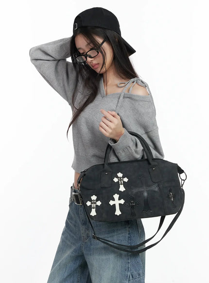 Cross Patch Shoulder Bag IM504