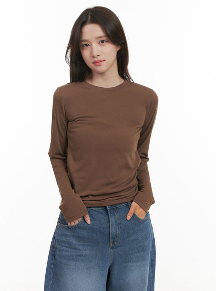 Essential Slim-Fit Round-Neck Tee IJ510