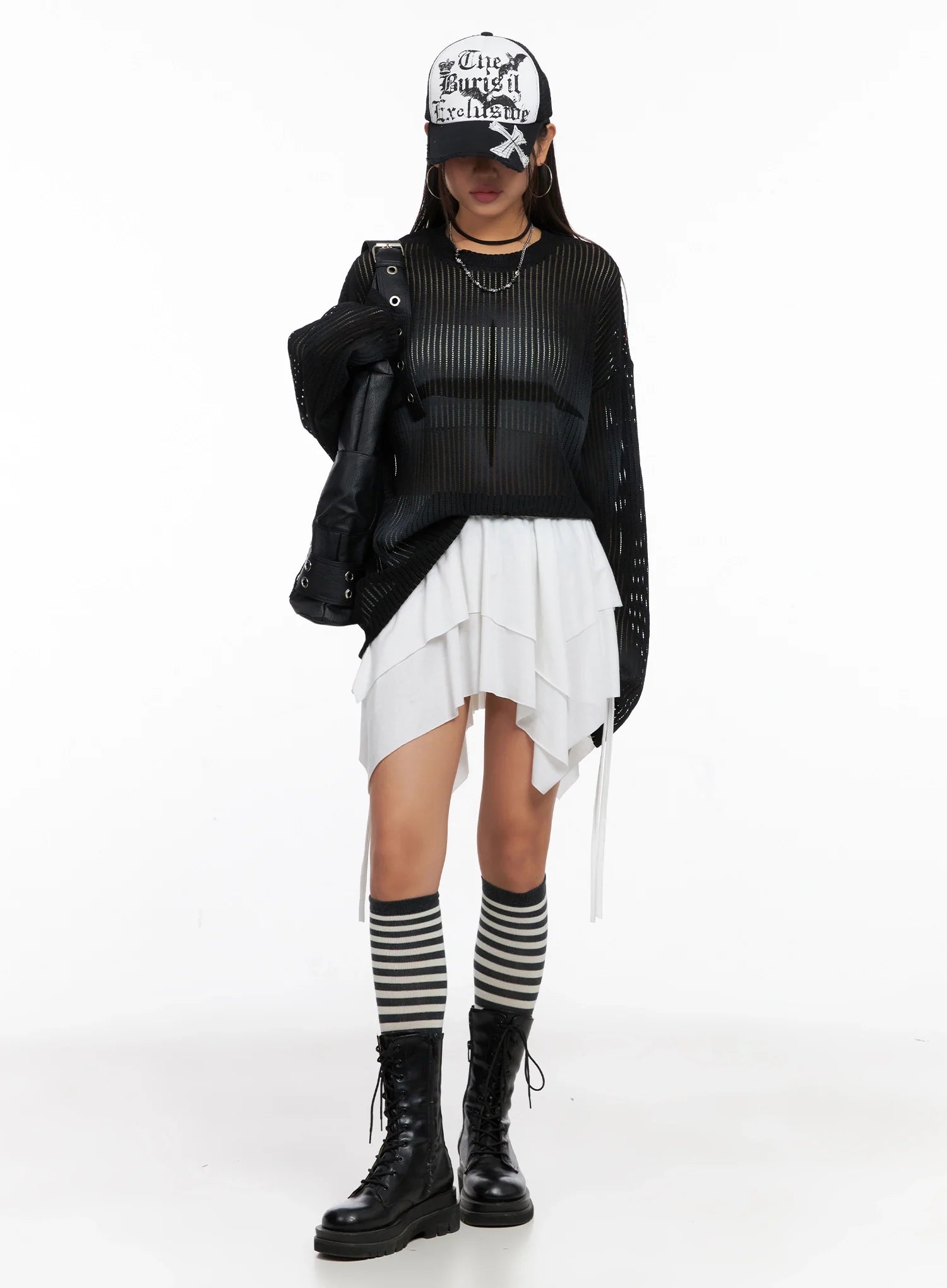 Ribbed Lightweight Long Sleeve Tee IG528