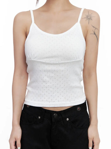 Shirred Tank Top CL511