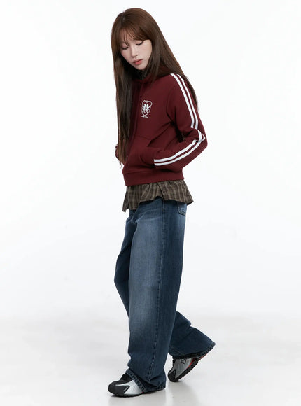 striped-sleeve-crop-hoodie-cs501