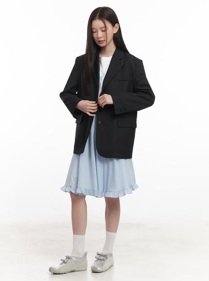 Essential Oversize Blazer Jacket IY509