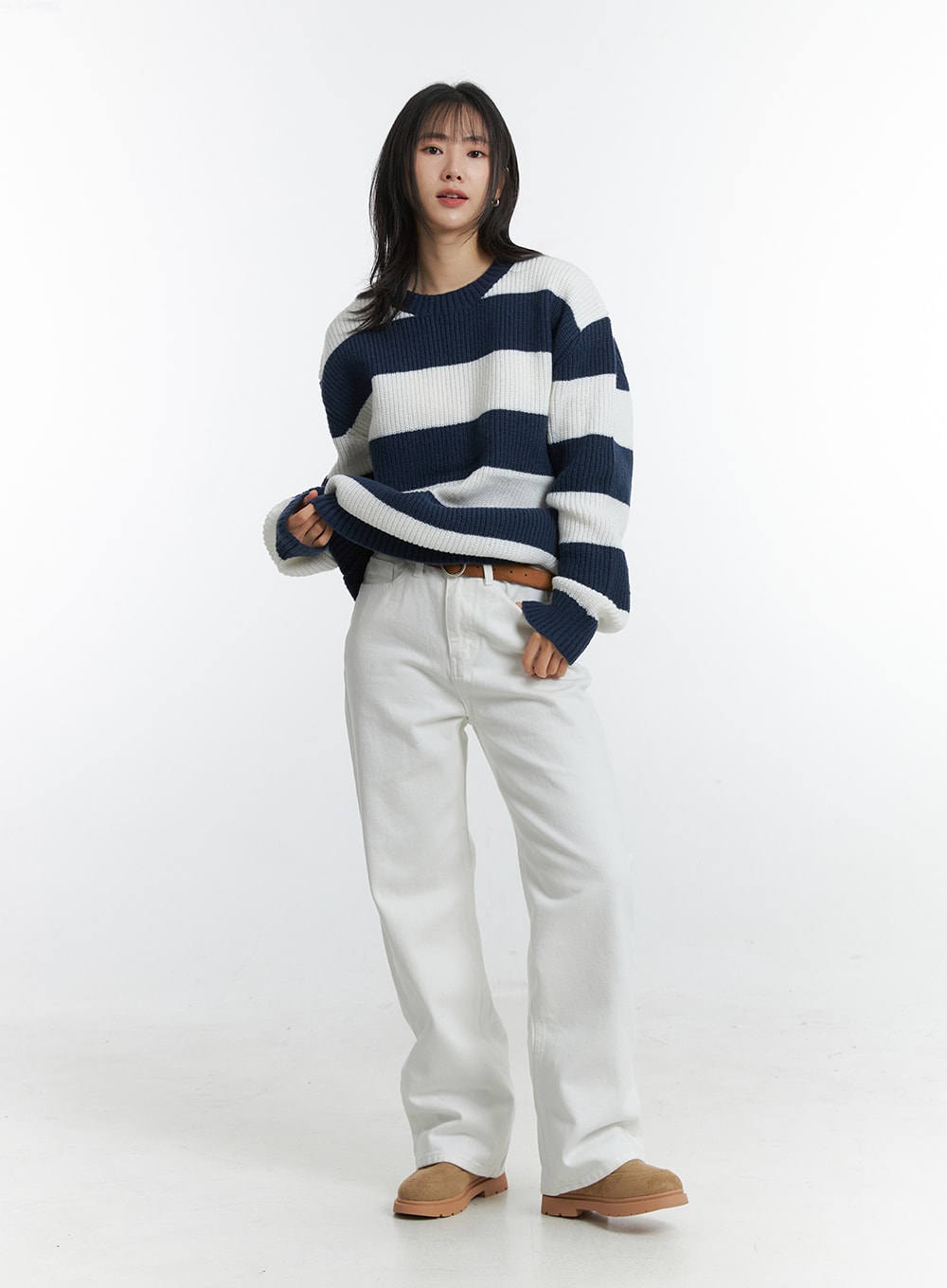 crew-neck-stripe-knit-sweater-od307