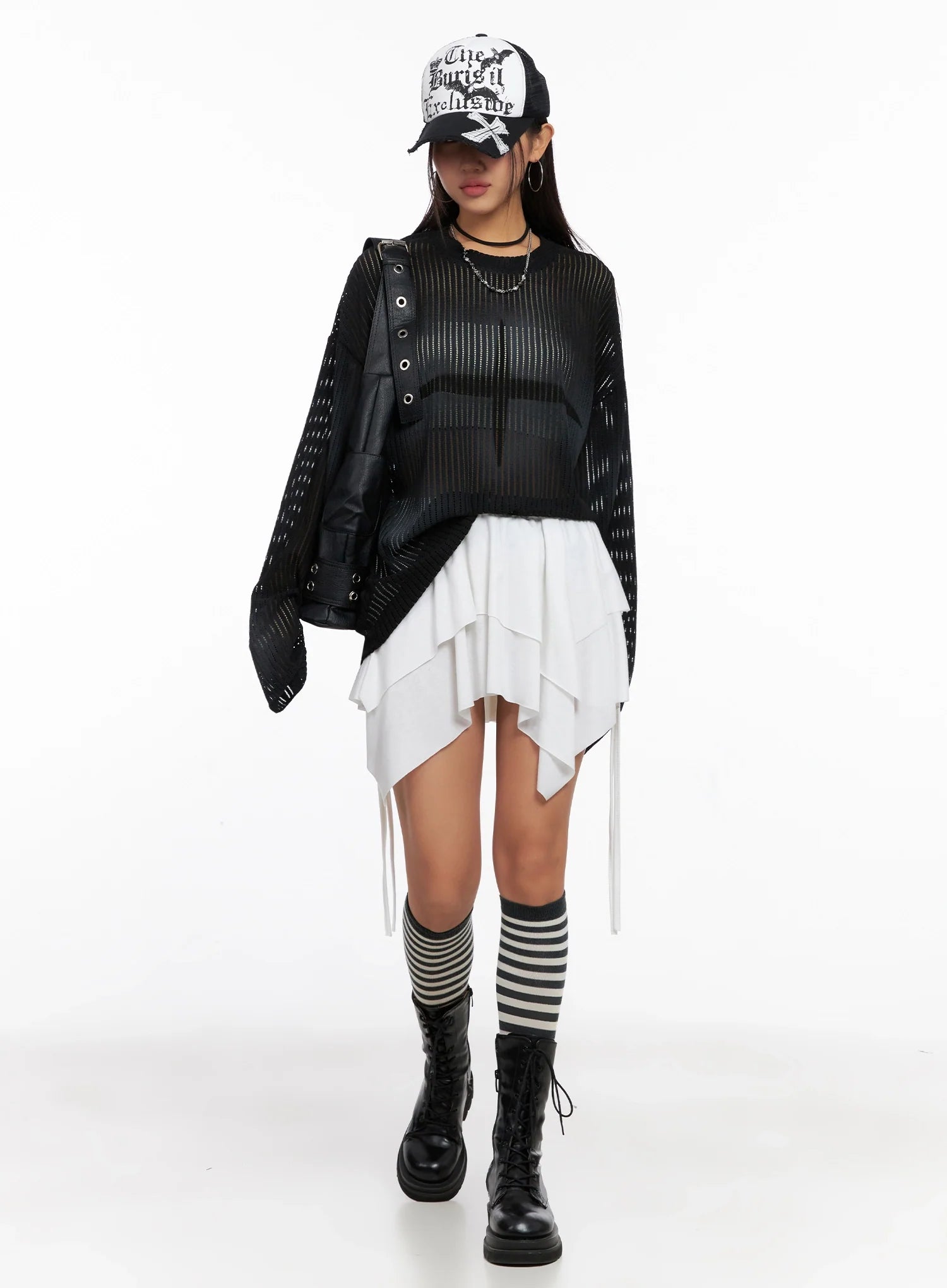 layered-flounce-mini-skirt-ig528