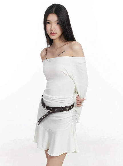 Studded Grommet Ring Belt IM506