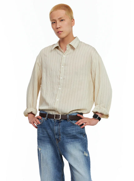 Men's Square Buckle Belt IL511