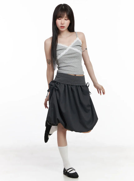 lace-trim-polka-dot-crop-sleeveless-top-cf523