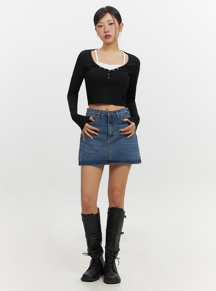 classic-denim-washed-mini-skort-if510